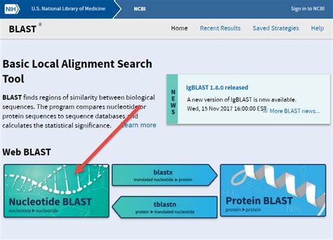 Guide on the Side: NCBI BLAST (Part A): Identifying Sequences Single-Page View