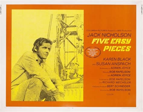 Five Easy Pieces Original 1970 U.S. Half Sheet Movie Poster - Posteritati Movie Poster Gallery