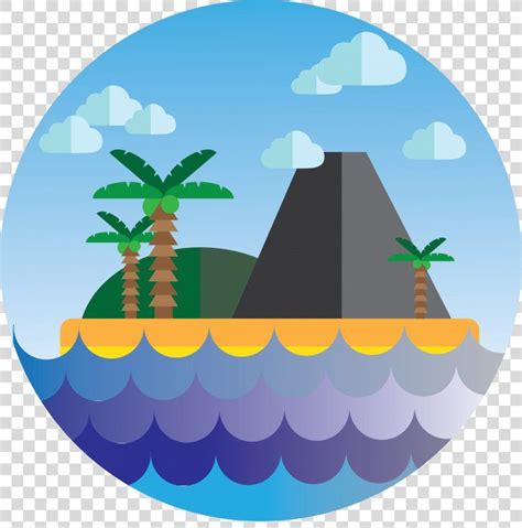 Hawaii Island Cartoon, Free Island Cartoon Vector PNG - hawaii, art, cartoon, fictional ...