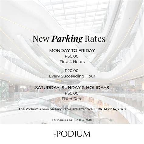 The Podium - Please be guided of The Podium’s NEW Parking...