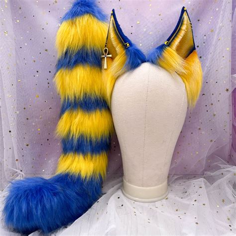 MTO Animal crossing Ankha cosplay ears and tail | Inspire Uplift