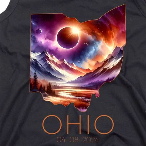 Total Solar Eclipse 2024 State Ohio Totality April 8 2024 Tank Top ...