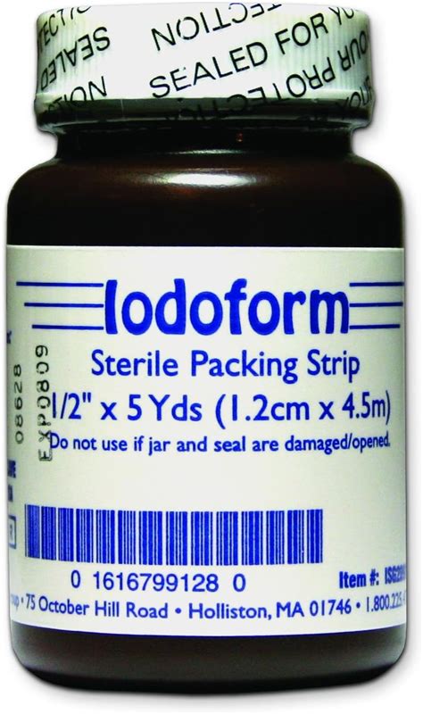 Amazon.com: Invacare Iodoform Gauze Packing Strip 0.5 in. x 5 yd./ : Health & Household