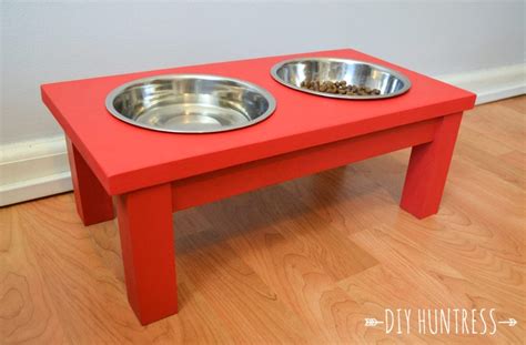 DIY Dog Bowl Stand - DIY Huntress