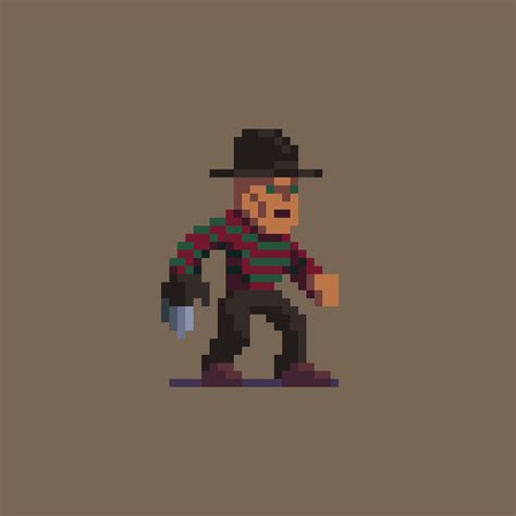 Patreon | Pixel art, Freddy krueger art, Pixel art games