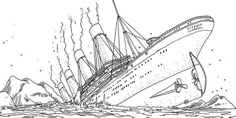 Titanic Coloring Page