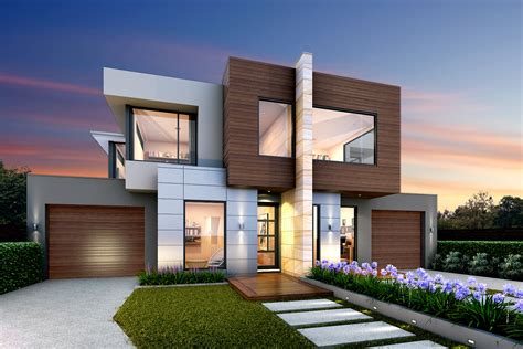 Double Storey House Exterior Design Beautiful Modern