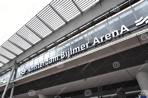 Amsterdam,the Netherlands. Amsterdam Bijlmer ArenA Train Station ...