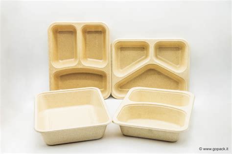 Biodegradable trays - Gopack food packaging