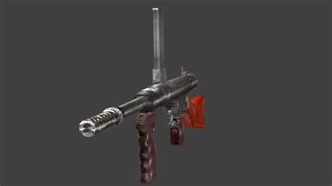 3d Owen Gun Model