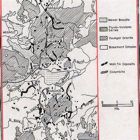 The map of Jos-plateau showing the location of the sampling site. Carte ...