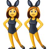 👯‍♀️ Women with Bunny Ears Emoji on Facebook 3.0