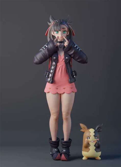 Marnie Pokemon 3D Model [Video] | 3d model character, Girls characters, Character modeling