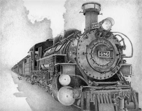 Steam Engine Train Drawing at PaintingValley.com | Explore collection ...