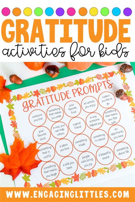 Gratitude Activities for Kids - Engaging Littles | Gratitude activities, Thankful activities ...