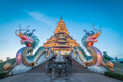 Chinese temple in Northern Thailand #traveling | Chinese temple, Northern thailand, Thailand