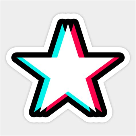 TikTok Star White - Tiktok Tik Tok Star - Sticker | TeePublic