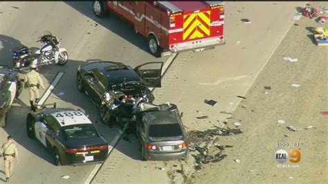 CHP Officer Fatally Struck By Car On 15 Freeway - CBS Los Angeles