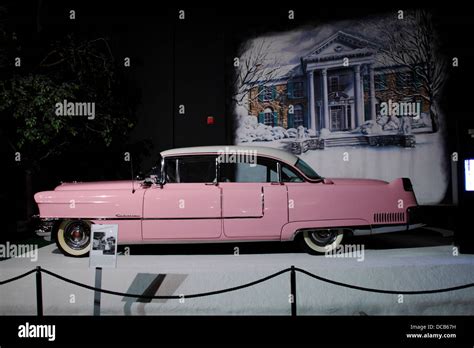 1955 Cadillac Fleetwood in the Elvis Presley automobile museum in Memphis Tennessee USA Stock ...