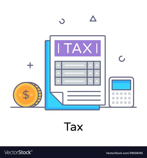 Tax Royalty Free Vector Image - VectorStock