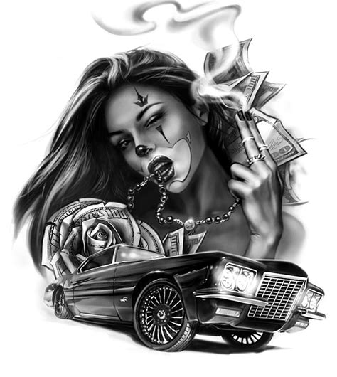 Lowrider Tattoo Patterns