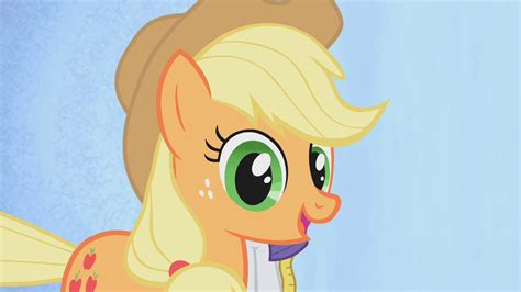 Image - Applejack smiling with big eyes S01E14.png - My Little Pony Friendship is Magic Wiki