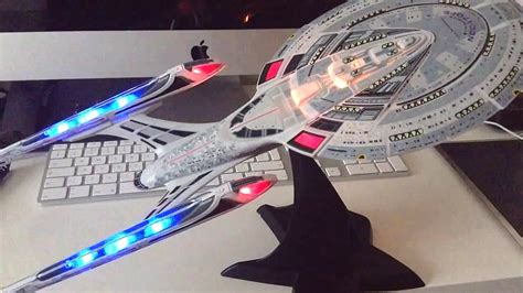 Diamond Select USS Enterprise E - from Star Trek Nemesis REVIEW - YouTube