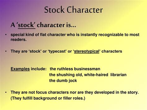 PPT - Character Types PowerPoint Presentation, free download - ID:1703085