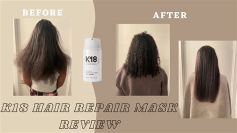 K18 LEAVE IN MOLECULAR REPAIR HAIR MASK REVIEW | K18 HAIR MASK BEFORE AND AFTER | 4A/4B HAIR ...