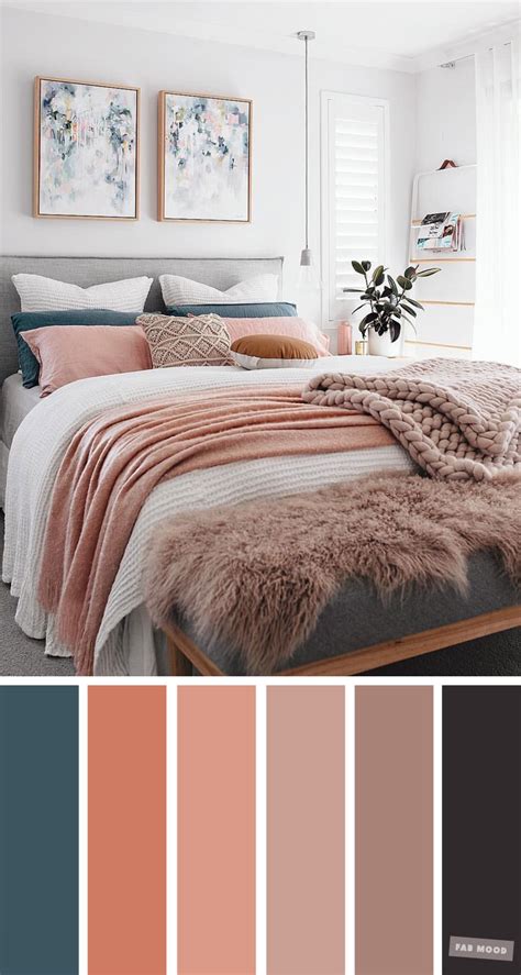 Mauve, Peach and Teal Colour Scheme For Bedroom, mauve and peach color scheme, color palette # ...