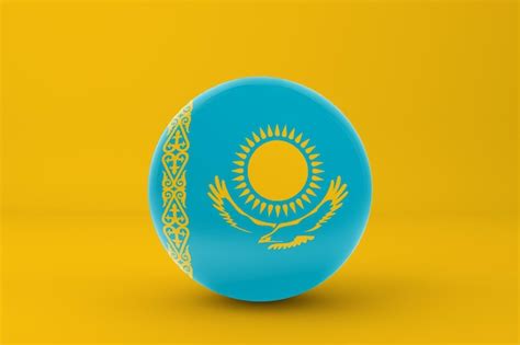 Premium Photo | Kazakhstan flag