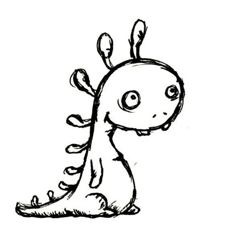 Cute Monsters Drawing at GetDrawings | Free download