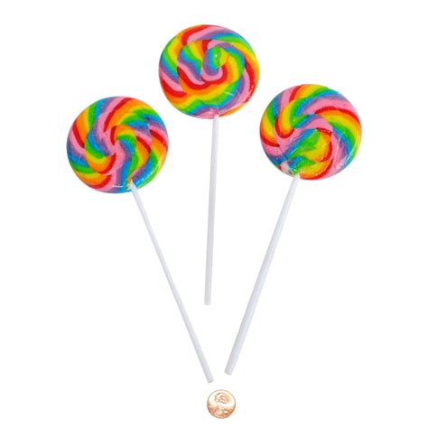 Large Swirl Lollipops -- Carnival Candy