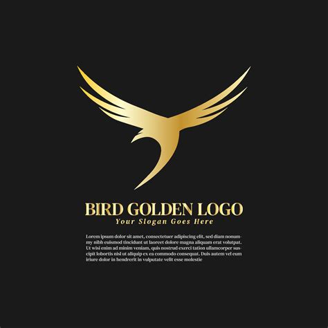 Bird Golden Logo Vector Editable 29711886 Vector Art at Vecteezy