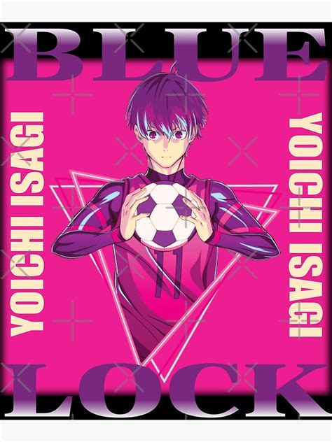 "Yoichi Isagi, Blue Lock Anime Blue Lock Manga Anime " Poster for Sale by ZippedShawn | Redbubble