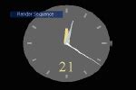 带秒针的桌面动态时钟,时钟秒针,带秒针的手机时钟_大山谷图库