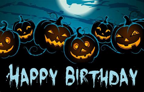 Halloween themed Happy Birthday Backdrop banner | Etsy | Happy birthday halloween, Halloween ...