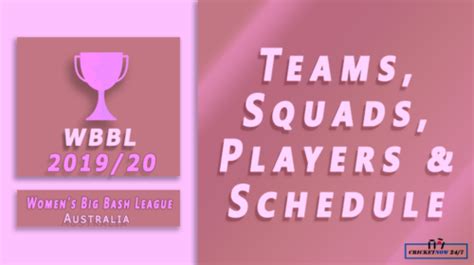 (Women's) WBBL 2019/20 Teams, Squads, Players & Schedule – Cricket Now 24/7