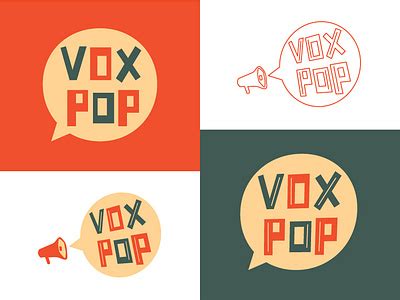 Vox Pop Logo Rough Idea by Chris Skillern on Dribbble