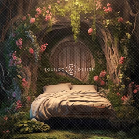 Magical Forest Bed Digital Backdrop – Squijoo.com