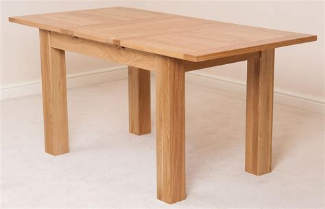 Oak extendable dining table | 5ft solid oak kitchen dining table ...