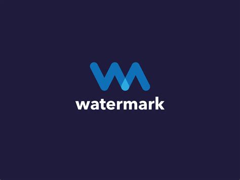 Watermark Logo by Ben Dobson on Dribbble