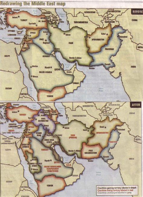 New Middle East Map - Asia Map For Kids