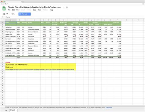 Google Sheets Business Accounting Template