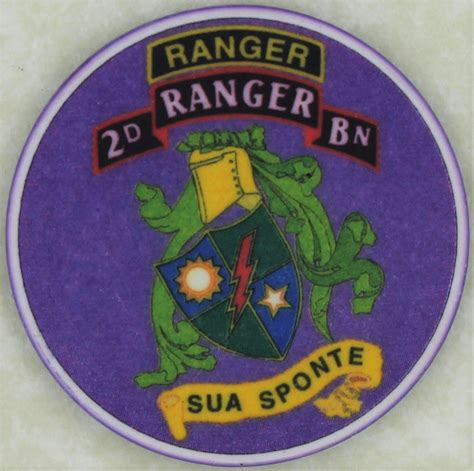 2nd Ranger Battalion DKP Poker Chip Army Challenge Coin – Rolyat Military Collectibles