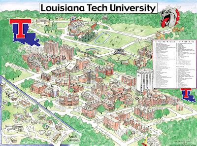 La Tech Campus Map – Map VectorCampus Map