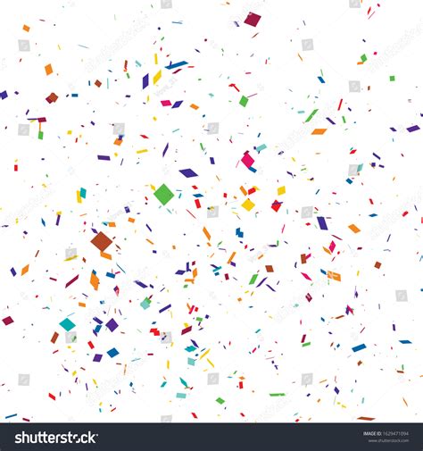 Vector Illustration Colorful Party Background Confetti Stock Vector ...