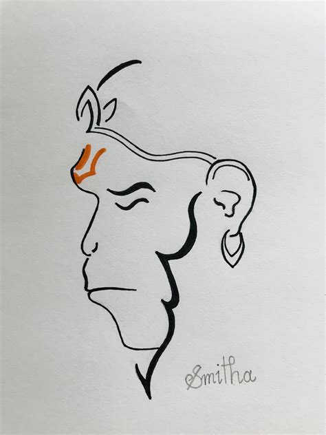 Easy Hanuman drawing | Book art drawings, Book art, Pencil sketch images