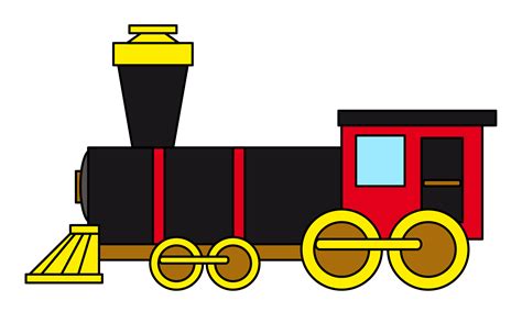 Steam Train Engine drawing free image download