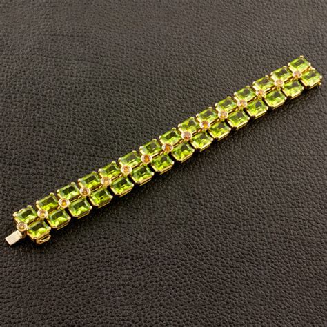 Peridot & Cognac Diamond Bracelet – CRAIGER DRAKE DESIGNS®